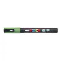 Marker Uni Posca PC 3M vf 0.9-1.3 mm Verde cu sclipici