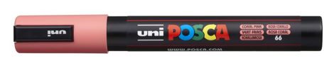 Marker Uni Posca PC 5M vf 1.8-2.5 mm roz coral