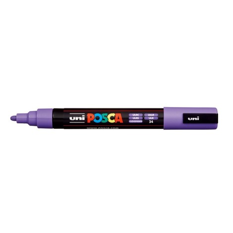 Marker Uni Posca PC 5M vf 1.8-2.5 mm mov liliac