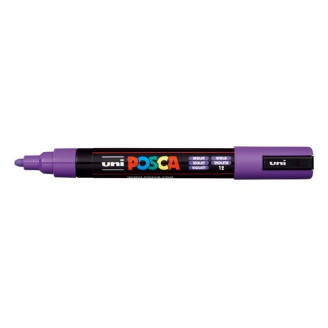 Marker Uni Posca PC 5M vf 18-25 mm violet