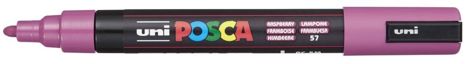 Marker Uni Posca PC 5M vf 1.8-2.5 mm roz zmeura