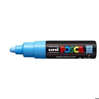 Marker Uni Posca PC 7M vf 4.5-5.5 mm Albastru Deschis