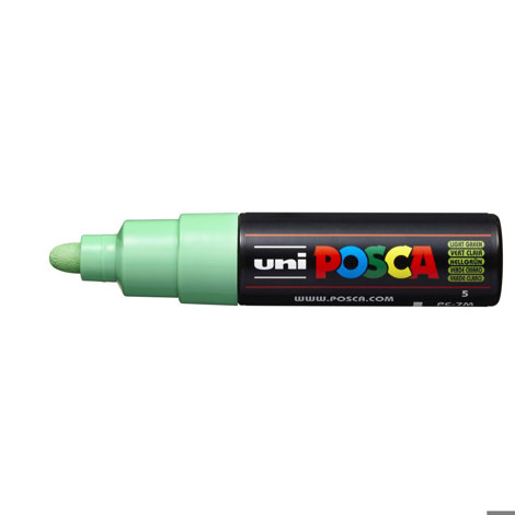 Marker Uni Posca PC 7M vf 4.5-5.5 mm Verde Deschis