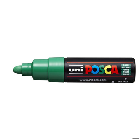 Marker Uni Posca PC 7M vf 4.5-5.5 mm Verde
