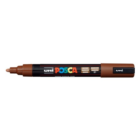 Marker Uni Posca PC 5M vf 18-25 mm Maro_1