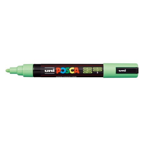 Marker Uni Posca PC 5M vf 18-25 mm Verde deschis
