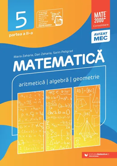 Matematica. Consolidare clasa a V-a (Aritmetica, algebra, geometrie) - Partea II (2025 - 2026)