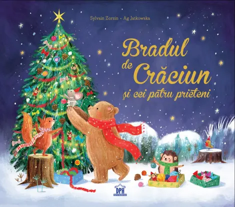 Bradul de Craciun si cei patru prieteni