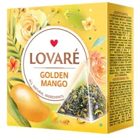Ceai verde Lovare Golden Mango, 15 pliculete, 30 g