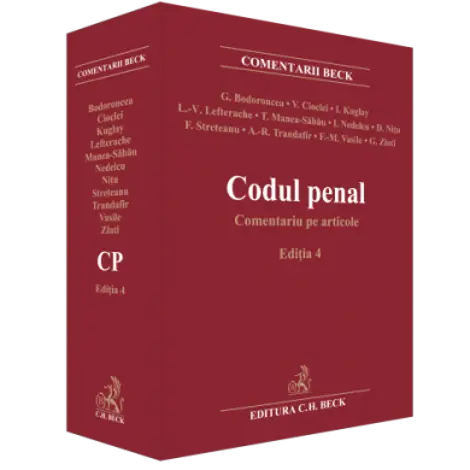 Codul penal. Comentariu pe articole. Editia 4 HARDCOVER