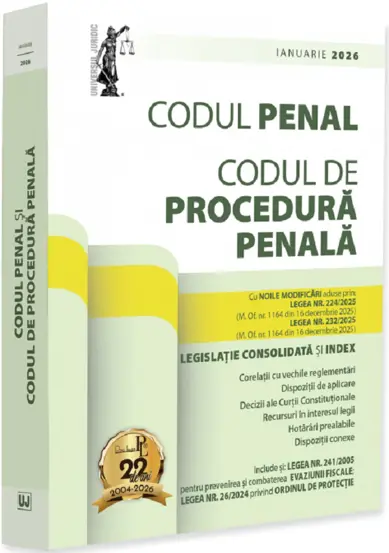 Codul penal si Codul de procedura penala: ianuarie 2026.Ed.BROSATA