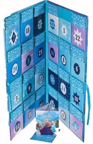 Disney. Regatul de gheata. Calendar de advent. Set cu 24 de carticele (resigilat)