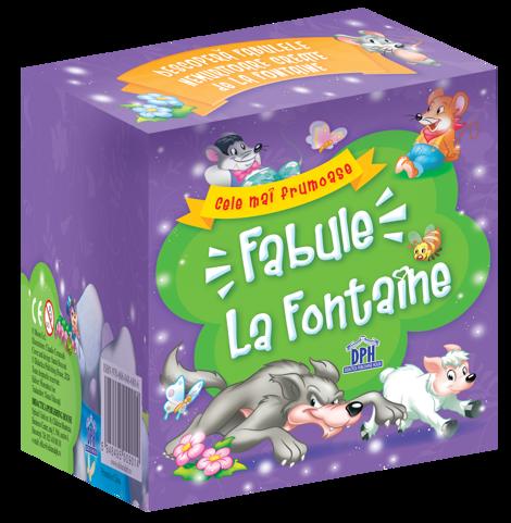 Set de 5 carticele - Cele mai frumoase fabule - La Fontaine