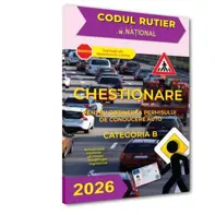 Chestionare pentru obtinerea permisului de conducere auto. Categoria B - 2026 (resigilat)