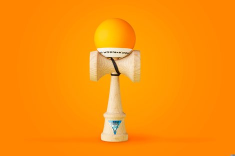 Kendama Krom Pop Rubber Orange