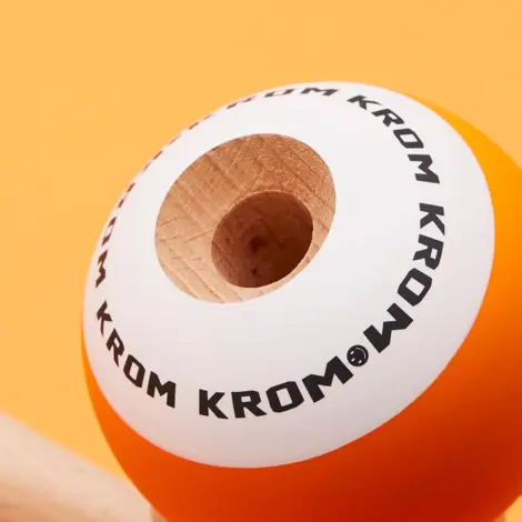 Kendama Krom Pop Rubber Orange