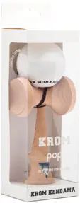 Kendama Krom Pop Rubber White