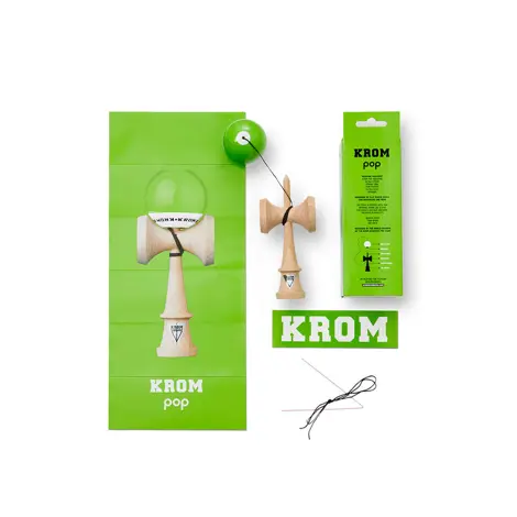Kendama Krom Pop Lol Lime Green