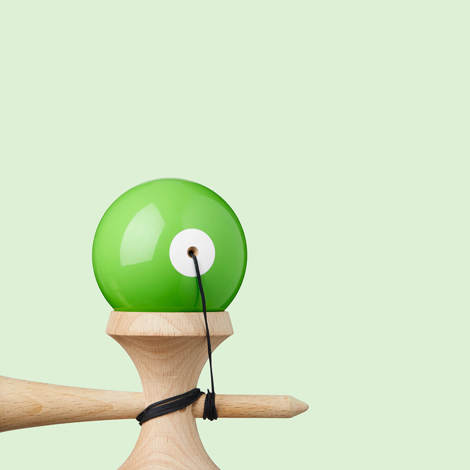 Kendama Krom Pop Lol  Lime Green