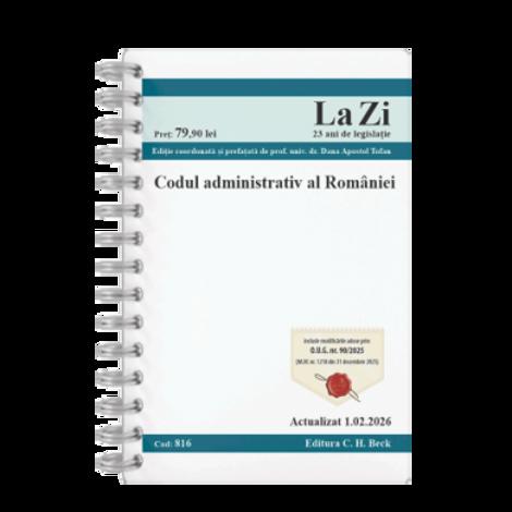 Codul administrativ al Romaniei. Cod 816. Actualizat la 1.02.2026
