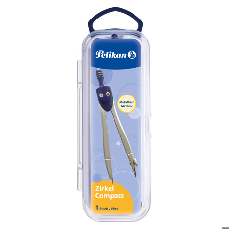 COMPAS PELIKAN PLASTIC/METAL 2 REZERVE CUTIE PLASTIC