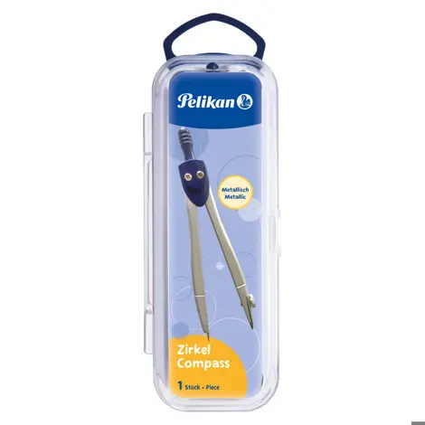 COMPAS PELIKAN PLASTIC/METAL 2 REZERVE CUTIE PLASTIC