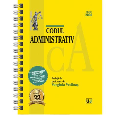 Codul administrativ Martie 2026 Ed.Spiralata