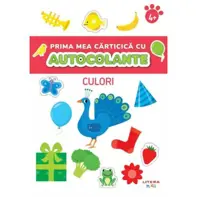 Prima mea carticica cu autocolante. Culori