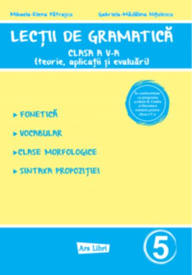 Lectii de gramatica. Clasa a V-a