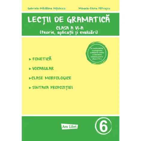 Lectii de gramatica - clasa a VI-a