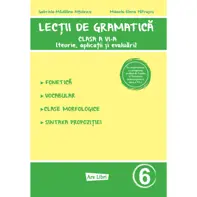 Lecții de gramatică - clasa a VI-a