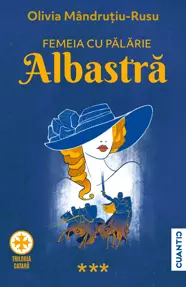 Femeia cu palarie albastra