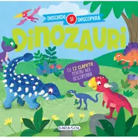 Deschide cu 12 clapete - Dinozauri