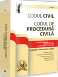 Codul civil si Codul de procedura civila: 2026. Editie tiparita pe hartie alba