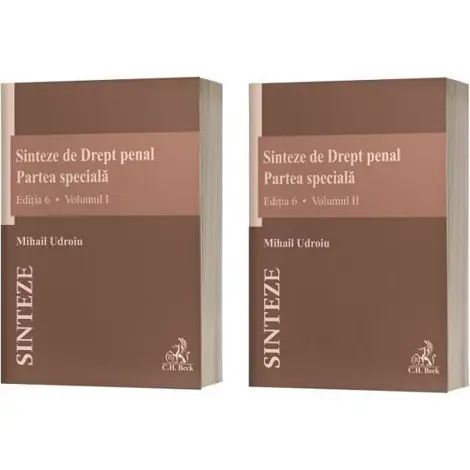 Sinteze de Drept penal. Partea speciala Vol.1 + Vol.2 Ed.6 (resigilat)