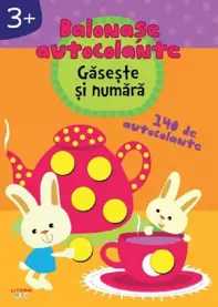 Gaseste si numara. Balonase autocolante +3 ani (resigilat)