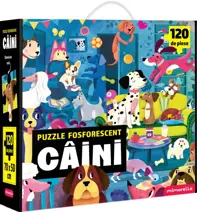 Câini. Puzzle fosforescent
