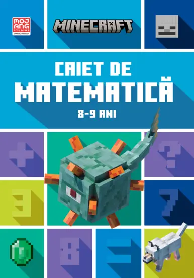 Minecraft - Caiet de matematica 8-9 ani (resigilat)