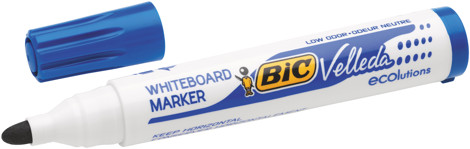 Marker tabla alba ECO Velleda 1701 asortate, blister