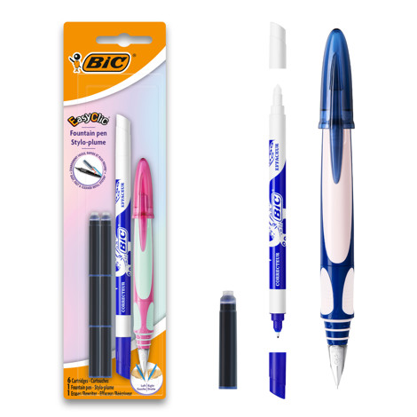 Stilou Easy Clic Standard + 6 rezerve cerneala + 1 PIC