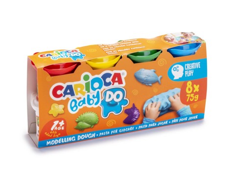 Plastilina Baby Dough Carioca 8x75 gr