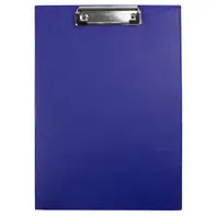 Clipboard carton plastifiat simplu A4 albastru