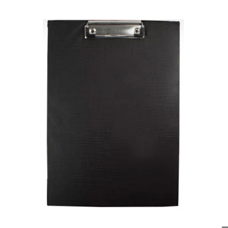 Clipboard carton plastifiat simplu A4 negru