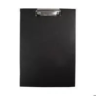 Clipboard carton plastifiat simplu A4 negru