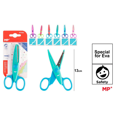 Foarfeca pentru copii zig zag 130mm