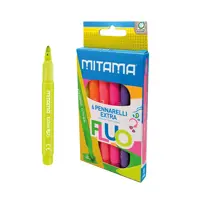 Set 6 carioci Jumbo Mitama culori fluo