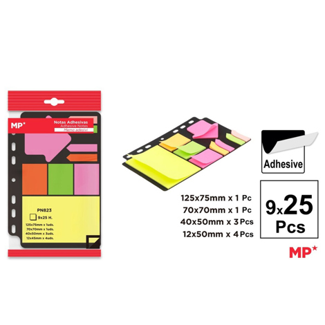 Set index autoadeziv 9 modele a 25 file 75g/mp
