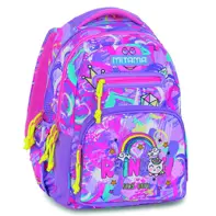 Ghiozdan Mitama New Plus 3 compartimente Plus Rainbow