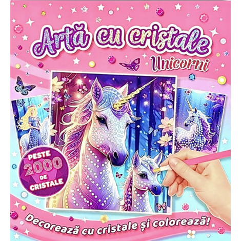 Arta cu cristale - Unicorni