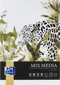 Bloc desen Oxford Mix Media, A3 25 file, 225g/mp, colectia Artistic